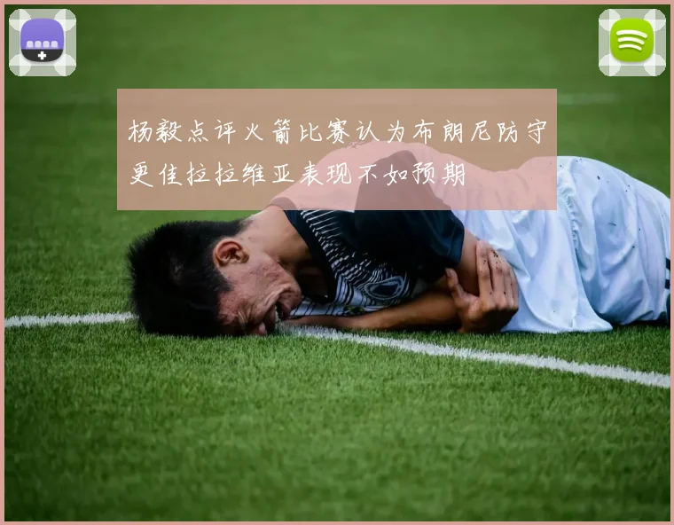 杨毅点评火箭比赛认为布朗尼防守更佳拉拉维亚表现不如预期